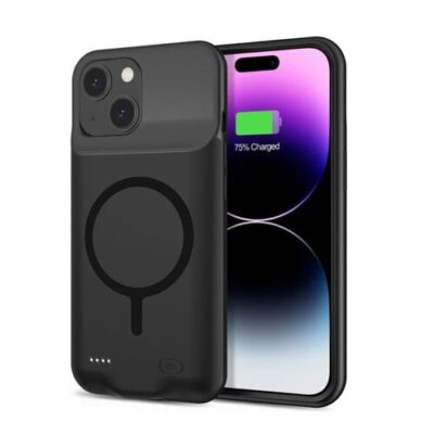 Puzdro Tech-Protect Powerbank iPhone 15, 7000 mAh - čierne