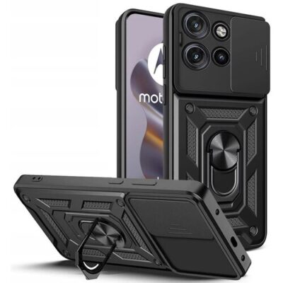 Puzdro Defender Slide Motorola Edge 50 Neo - čierne