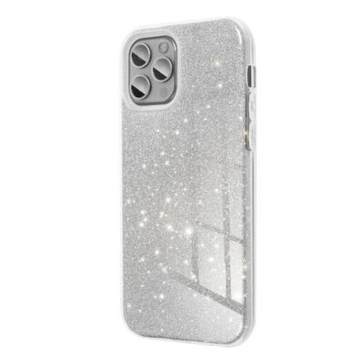 Puzdro Shining 3in1 TPU Xiaomi Redmi 14C - strieborné