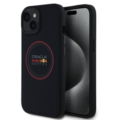 Puzdro Red Bull PU Leather Red Ring Magsafe iPhone 14 - tmavo-modré