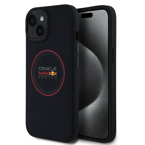Puzdro Red Bull PU Leather Red Ring Magsafe iPhone 14 - tmavo-modré