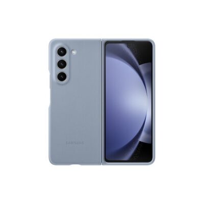EF-VF946PLE Samsung Kožený Kryt (Eko) pro Galaxy Z Fold 5 Icy Blue (Pošk. Balení)