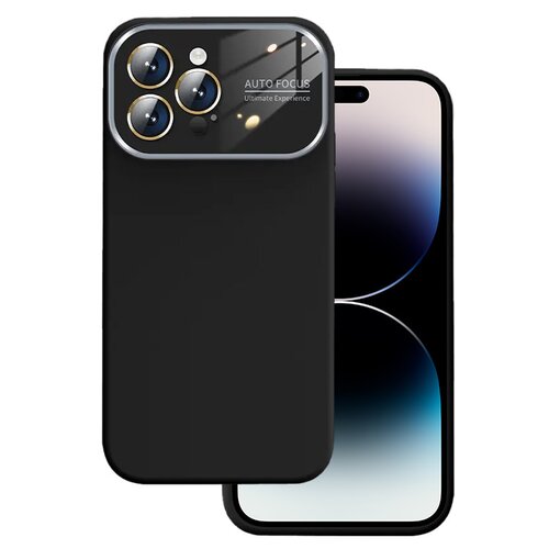 Puzdro Lens iPhone 11, silikónové - čierne