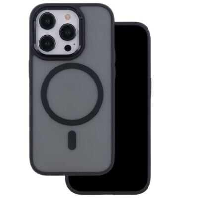 Puzdro Magsafe Frozen iPhone 14 - čierne