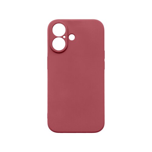 mobilNET silikónové puzdro iPhone 16 Plus, červené (Fiber)