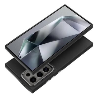 Puzdro Frame TPU Samsung Galaxy S24 FE - čierne