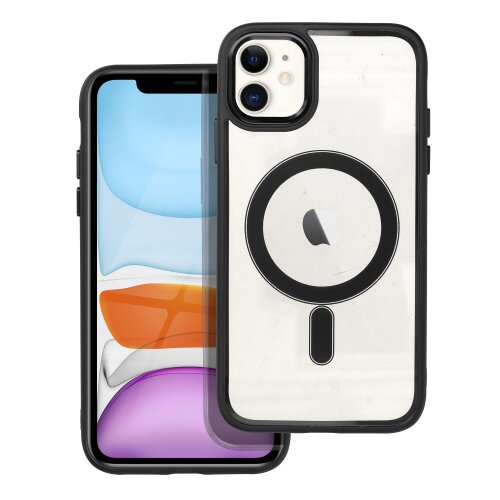 Puzdro Magsafe Color Edge iPhone 11 - čierne
