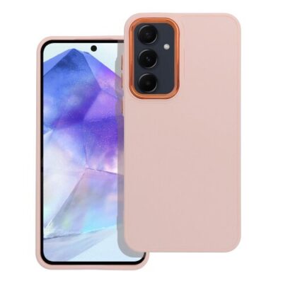 Puzdro Frame TPU Samsung Galaxy A55 5G - ružov&eacute;