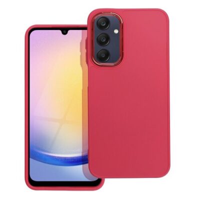 Puzdro Frame TPU Samsung Galaxy A25 5G - červen&eacute;