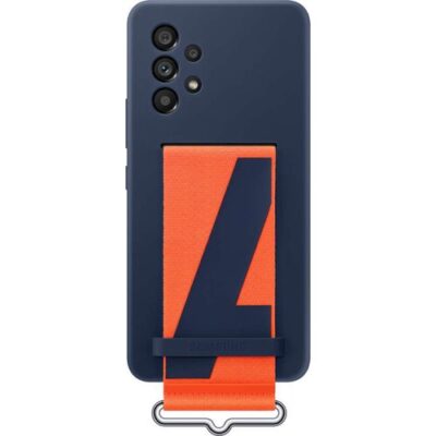 Samsung silikónový kryt s pútkom pre Galaxy A53 5G, modrý