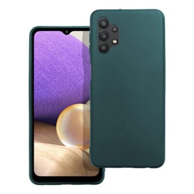 Puzdro Matt TPU Samsung Galaxy A32 5G - tmavo zelen&eacute;