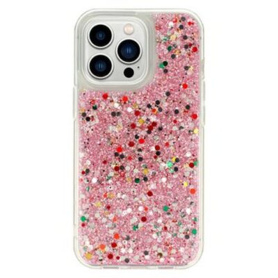 Puzdro Idear W23 iPhone 11, trblietkavé - ružové
