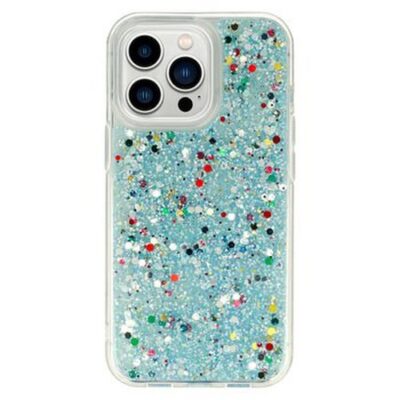 Puzdro Idear W23 iPhone 11, trblietkavé - modré
