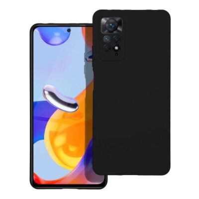 Puzdro Liquid Lite Xiaomi Redmi Note 11 Pro 4G/5G, silikónové - čierne