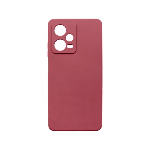 mobilNET silikónové puzdro Xiaomi Redmi Note 12 Pro 5G, červený, Fiber