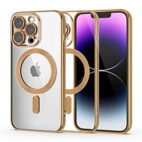 Puzdro Magsafe Shine iPhone 14 Pro - zlaté