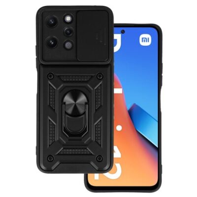Puzdro Defender Slide Xiaomi Redmi 12 4G - čierne