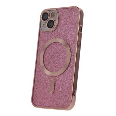 Puzdro Glitter Magsafe iPhone 14 Pro - ružov&eacute;