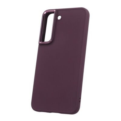 Puzdro Satin Samsung Galaxy S22 - tmavo-červené