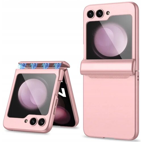 Puzdro Tech-Protect Icon Magnetic Samsung Galaxy Z Flip 5 - ružovo-zlaté