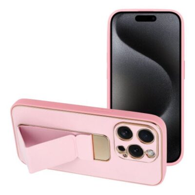 Puzdro Forcell Kickstand TPU iPhone 15 Pro - ružov&eacute;