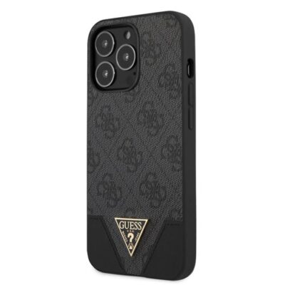 GUHCP13XPU4GHBK Guess 4G Hard Case Metal Logo Pouzdro pro iPhone 13 Pro Max Grey