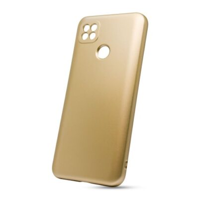 Puzdro Metallic TPU Xiaomi Redmi 9C - Zlat&eacute;