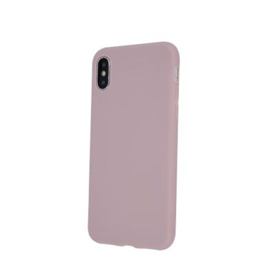 Puzdro Matt TPU iPhone 12/12 Pro - Slabo Ružové
