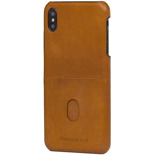 Puzdro Dbramante Tune iPhone XS Max, kožené - hnedé