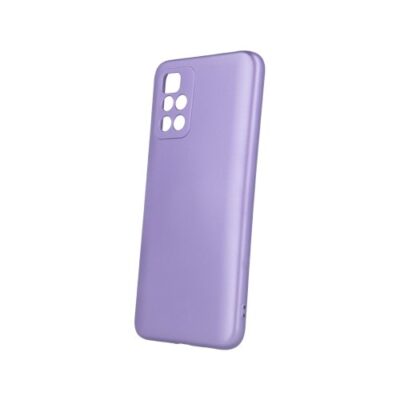 Puzdro Metallic TPU Xiaomi Redmi 10 - fialov&eacute;