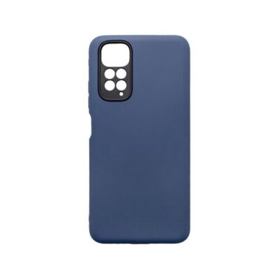 Puzdro Mark Xiaomi Redmi Note 11, silik&oacute;nov&eacute; - tmavo modr&eacute;