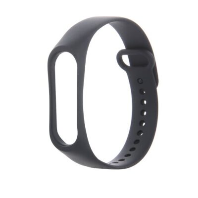 N&aacute;ramok pre Xiaomi Mi Band 5/6, silik&oacute;nov&yacute; - čierny