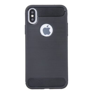Puzdro Carbon Lux Huawei P20 Lite - čierne
