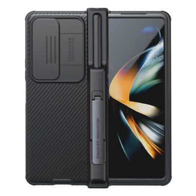 Nillkin CamShield PRO Slot+Stand Zadn&iacute; Kryt pro Samsung Galaxy Z Fold 4 5G Black