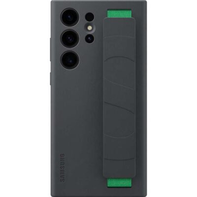 EF-GS918TBE Samsung Silikonový Kryt vč Popruhu pro Galaxy S23 Ultra Black