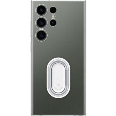 EF-XS918CTE Samsung Clear Standing Kryt pro Galaxy S23 Ultra Transparent