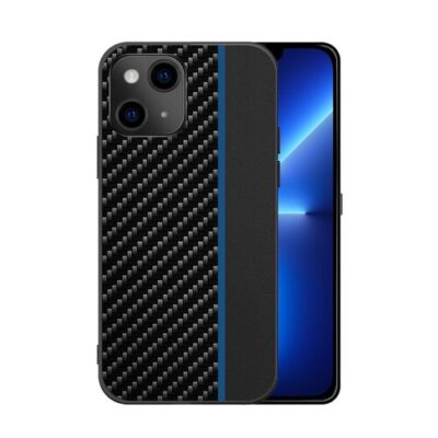 Puzdro Tel Protect Carbon Xiaomi Redmi 10 - čierno modr&eacute;
