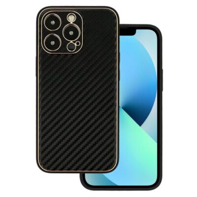 Puzdro Tel Protect Carbon Xiaomi Redmi Note 11 Pro - čierno zlat&eacute;