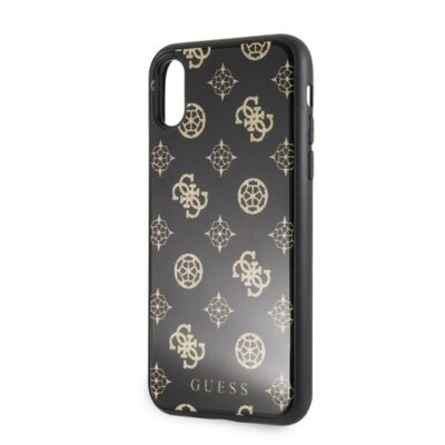 Puzdro Guess iPhone X/XS GUHCPXTGGPBK silik&oacute;nov&eacute; - čierne