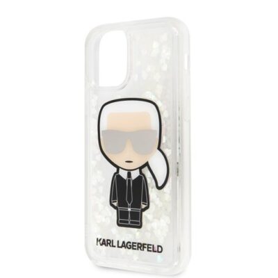 Puzdro Karl Lagerfeld pre iPhone 11 Pro Max KLHCN65LGIRKL silik&oacute;nov&eacute; s trblietkami, zlat&eacute;