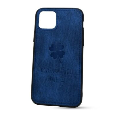 Puzdro Design TPU iPhone 11 Pro (5,8) vzor Lucky - tmavo modré