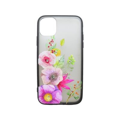 Plastov&eacute; puzdro iPhone 11 kvetinov&yacute; vzor 9