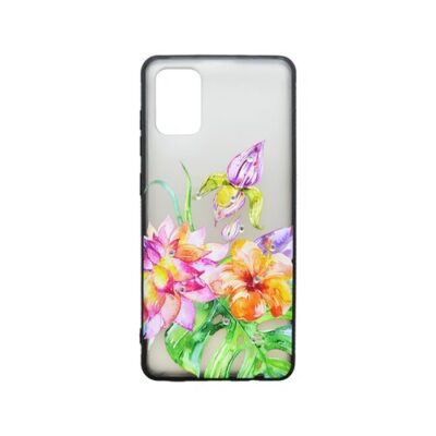 Plastov&eacute; puzdro Samsung Galaxy A71 kvetinov&yacute; vzor 2