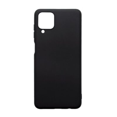 Puzdro Matt TPU Samsung Galaxy A12, gumené - čierne