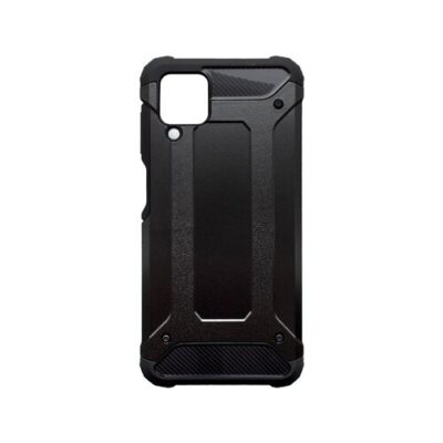 Puzdro Military Samsung Galaxy A12, plastov&eacute; - čierne