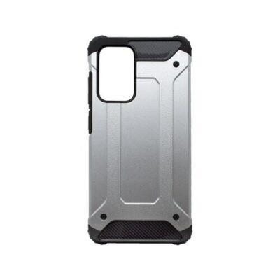Samsung Galaxy A52 plastové puzdro, strieborná Military
