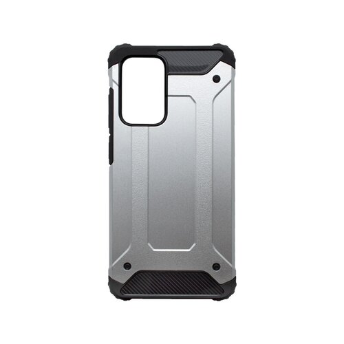 Samsung Galaxy A52 plastové puzdro, strieborná Military
