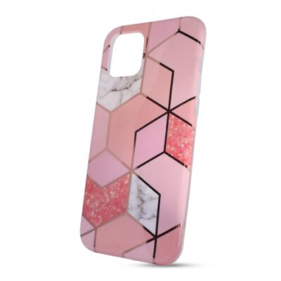 Puzdro Cosmo Marble TPU iPhone 11 Pro - ružov&eacute;