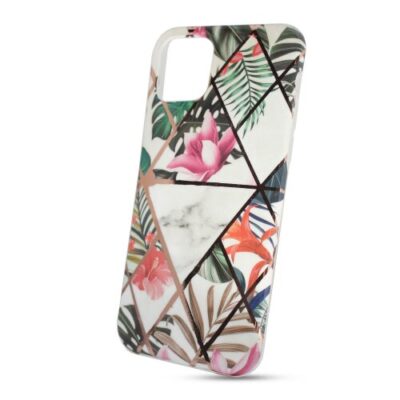 Puzdro Cosmo Marble TPU iPhone 12/12 Pro - farebn&eacute;