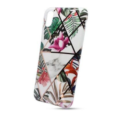 Puzdro Cosmo Marble TPU iPhone X/Xs - farebn&eacute;